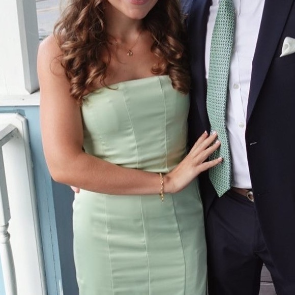 Lovers and Friends Bellamy Gown in Sage Green - Picture 3 of 5